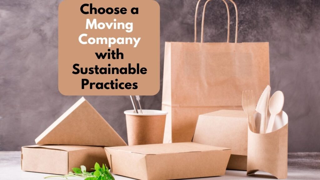 Choose a Moving Company with Sustainable Practices