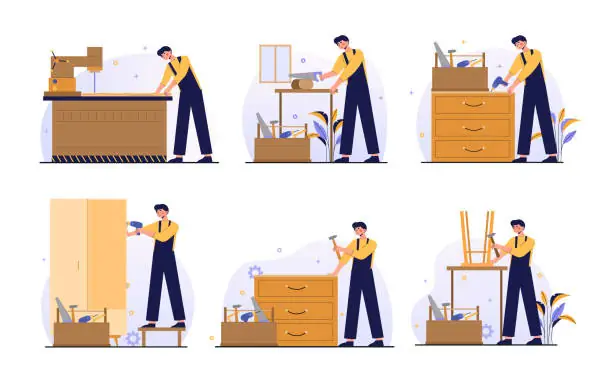 Furniture disassembly and assembly